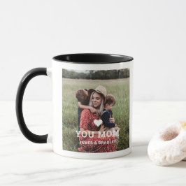 Niedliche HERZEN LIEBE SIE MAMA Muttertagsjubiläum Tasse