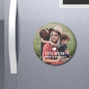 Niedliche HERZEN LIEBE SIE Muttertag Magnet