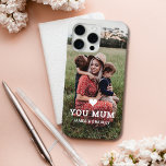 Niedliche HERZEN-LIEBE SIE MUTTERTAGLICHES Foto Case-Mate iPhone Hülle<br><div class="desc">Niedlich Heart Liebe You Mum Mother's Day Foto iPhone 15 Pro Max Phone Cases Features Ihre Lieblings-Foto mit dem Text "(Liebe Herz) Sie Mum" in modernen weißen Skript mit Ihren Namen unten. Ideal für Mama zum Geburtstag,  Weihnachten,  Muttertag und Feiertage. Designed by ©2022 Evco Studio www.zazzle.com/store/evcostudio</div>