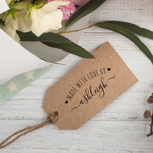 Niedliche Herzen und Skripte mit Liebe INDIVIDUE Gummistempel