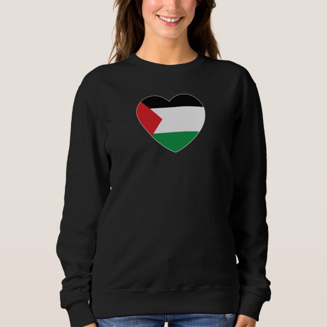 niedliche Herzgrafik der Paläste Sweatshirt (Vorderseite)