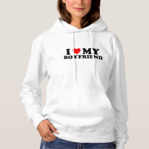 Niedliche Herzgrafik, minimale Liebe, romantischer Hoodie