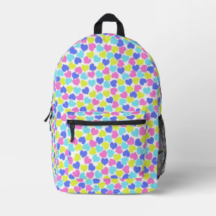 Niedliche Herzmuster Bedruckter Rucksack