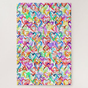 Niedliche Herzmuster Case-Mate iPhone cas Puzzle