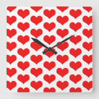 Niedliche Herzmuster Valentine's Geschenk Red Whit