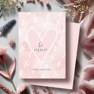 Niedliche HerzValentinkarte