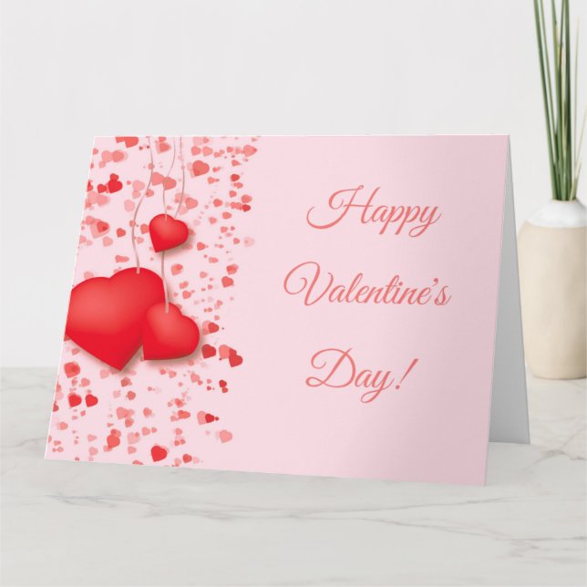 NIEDLICHE HERZWERKKARTE KARTE (Vorderseite)