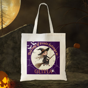 Niedliche Hexe — benutzerdefiniertes Halloween Tragetasche