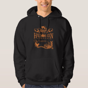 niedliche Hexen Zauber Katzen Frauenprint Funny Ha Hoodie