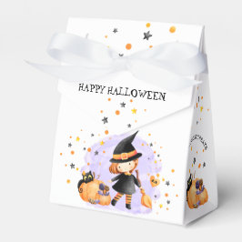 Niedliche Hexenkids Halloween Zehnte Gefälligkeit Geschenkschachtel