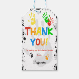 Niedliche High Five-Gift-Tags Geschenkanhänger