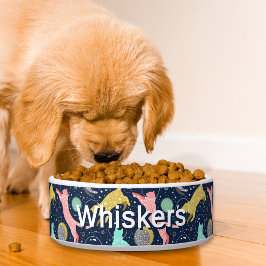 Niedliche Himmelskatzen Personalisiert Napf