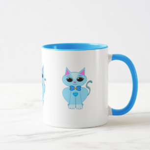 Niedliche himmlische Katze Tasse