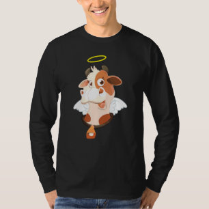 Niedliche Himmlische Kuh Pun T-Shirt