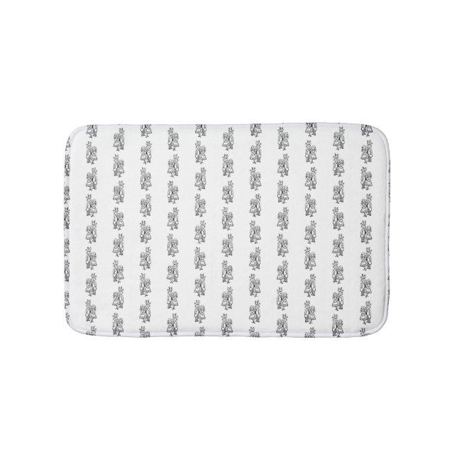 Niedliche HINTERGRUNDFARBE Badematte (Vorderseite)