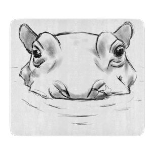 Niedliche Hippie Schneidebrett