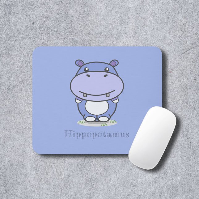 Niedliche Hippo-Maus-Pad Mousepad (Cute Hippo Mouse Pad )