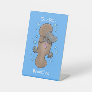 Niedliche Hochglanztuch-Cartoon-Abbildung Sockelschild