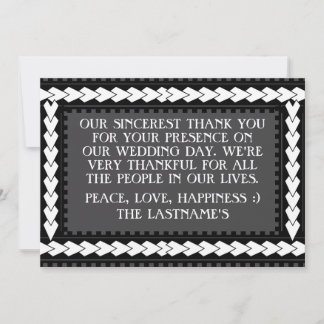 Niedliche Hochzeit Dankeschön Karten