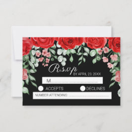 Niedliche Hochzeit mit Elégant RSVP Karte