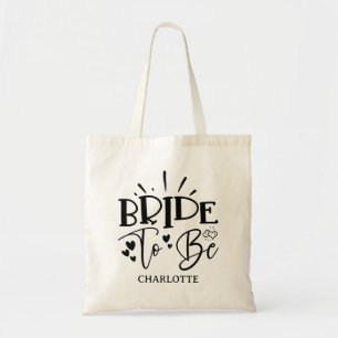 Niedliche Hochzeit Tragetasche