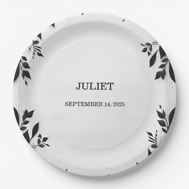 Niedliche Hoffnung wir binden das Brautparty des K Pappteller (Vorderseite)