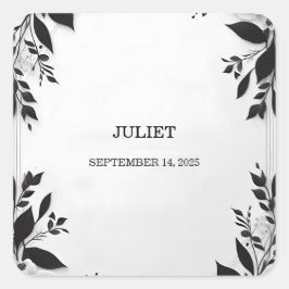 Niedliche Hoffnung wir binden das Brautparty des K Quadratischer Aufkleber