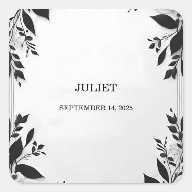 Niedliche Hoffnung wir binden das Brautparty des K Quadratischer Aufkleber (Vorderseite)