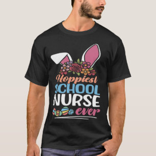 Niedliche hoffnungslose Schulkur je Bunny Ear Red T-Shirt