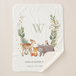 Niedliche Holzleafelblume Kids Sherpadecke