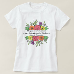Niedliche Homeschool CC Gespräche Christlich T-Shirt