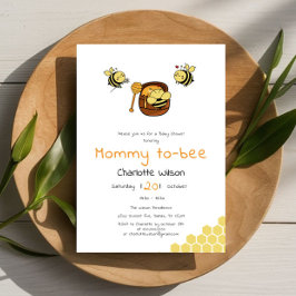 Niedliche Honigbiene mit Sweet Honey Baby Dusche Einladung