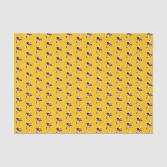 Niedliche Honigbiene Seidenpapier (Vorderseite)