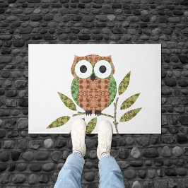Niedliche Hoot Owl Door Mat Fußmatte