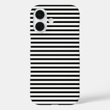 Niedliche horizontale Streifen in Schwarz/Weiß, mo