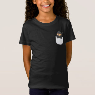 Niedliche Hosentasche Ninja I Vector Design T-Shirt