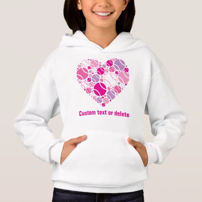 💜 Niedliche    Hotennis Hoodie (Vorderseite)