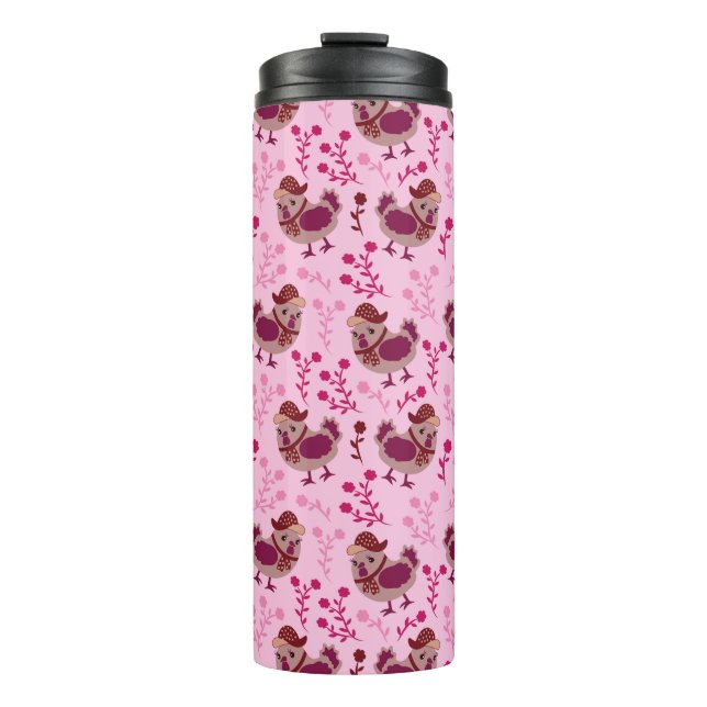 Niedliche Hühner Thermosbecher (Vorderseite)