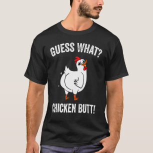 Niedliche Hühner Tiere schätzen Hintern T-Shirt