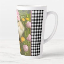 Niedliche Hühner und Blume Frühjahr