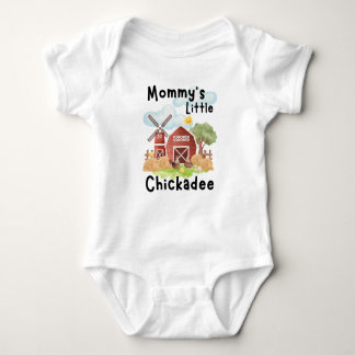 Niedliche Hühner und Hühner Baby Bodysuit Baby Strampler
