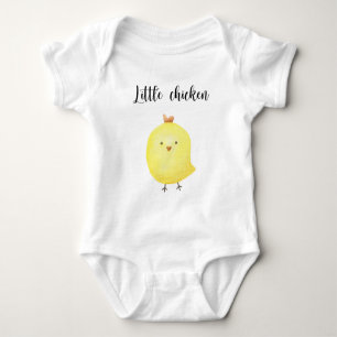 Niedliche HühnerBaby-Dusche Baby Strampler