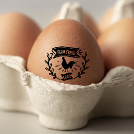 Niedliche Hühnerfarm Frische Wildtiere Gummistempel