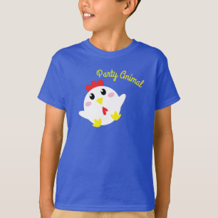 Niedliche Hühnerfarm-Kinder zum 1. Geburtstag T-Shirt