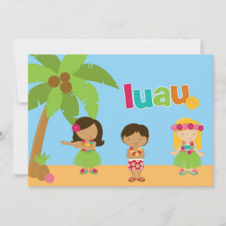 NIEDLICHE Hula Geburtstagspartei Einladung