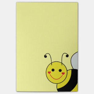 Niedliche Hummel-Biene Post-it Klebezettel