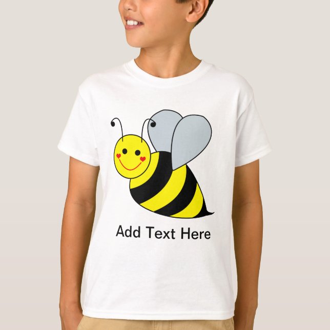 Niedliche Hummel-Biene T-Shirt (Vorderseite)