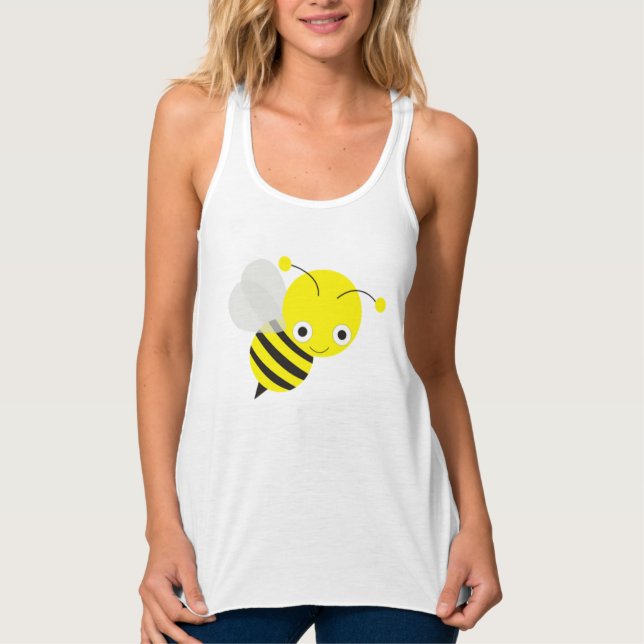 Niedliche Hummel-Biene Tank Top (Vorderseite)