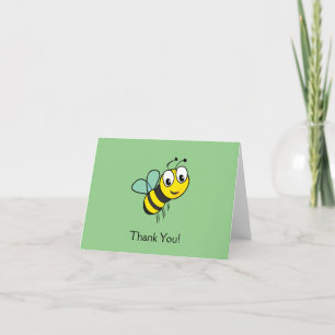 Niedliche Hummel Honey Bee Danke-Card Dankeskarte