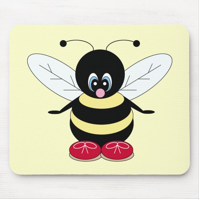 Niedliche Hummel Mousepad (Vorne)